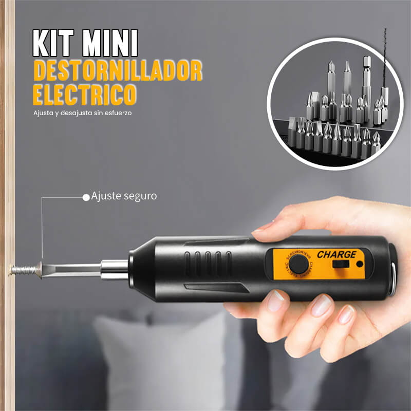Kit Mini Destornillador Eléctrico (Recargable) – Caza pedidos