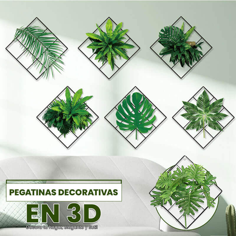 1 Paquete X3 Pegatinas Decorativas 3D – Caza pedidos